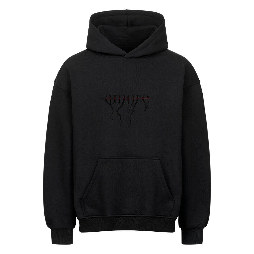 Amore VACANCY Oversized Hoodie - Mit Taschendruck