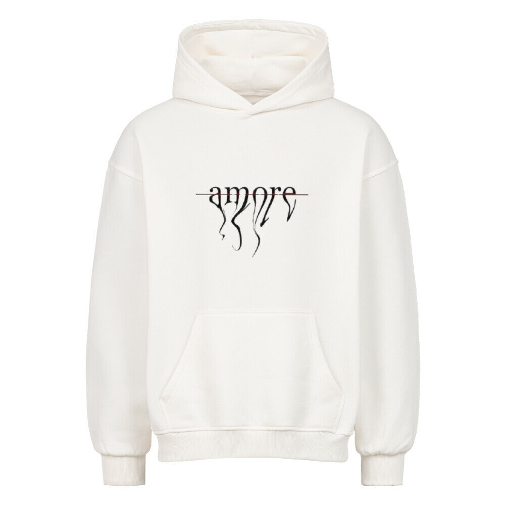 Amore VACANCY Oversized Hoodie - Mit Taschendruck