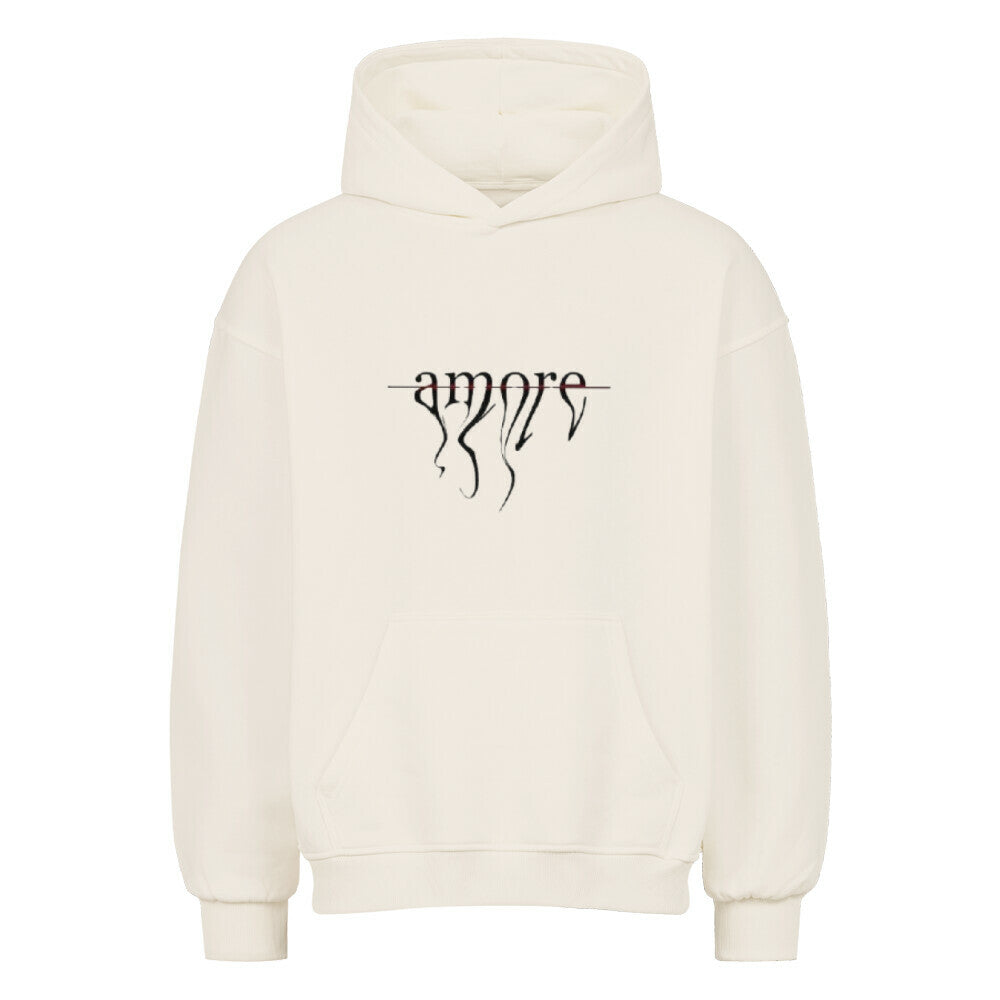 Amore VACANCY Oversized Hoodie - Mit Taschendruck