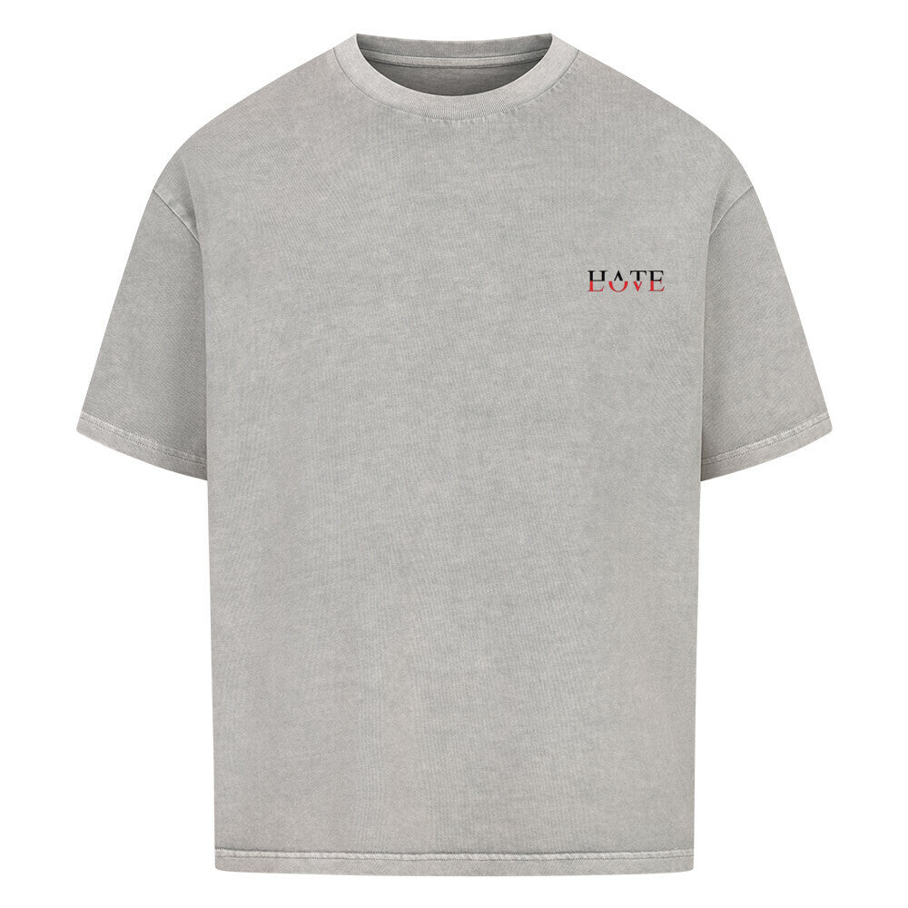 Hate Love VACANCY Oversized Shirt