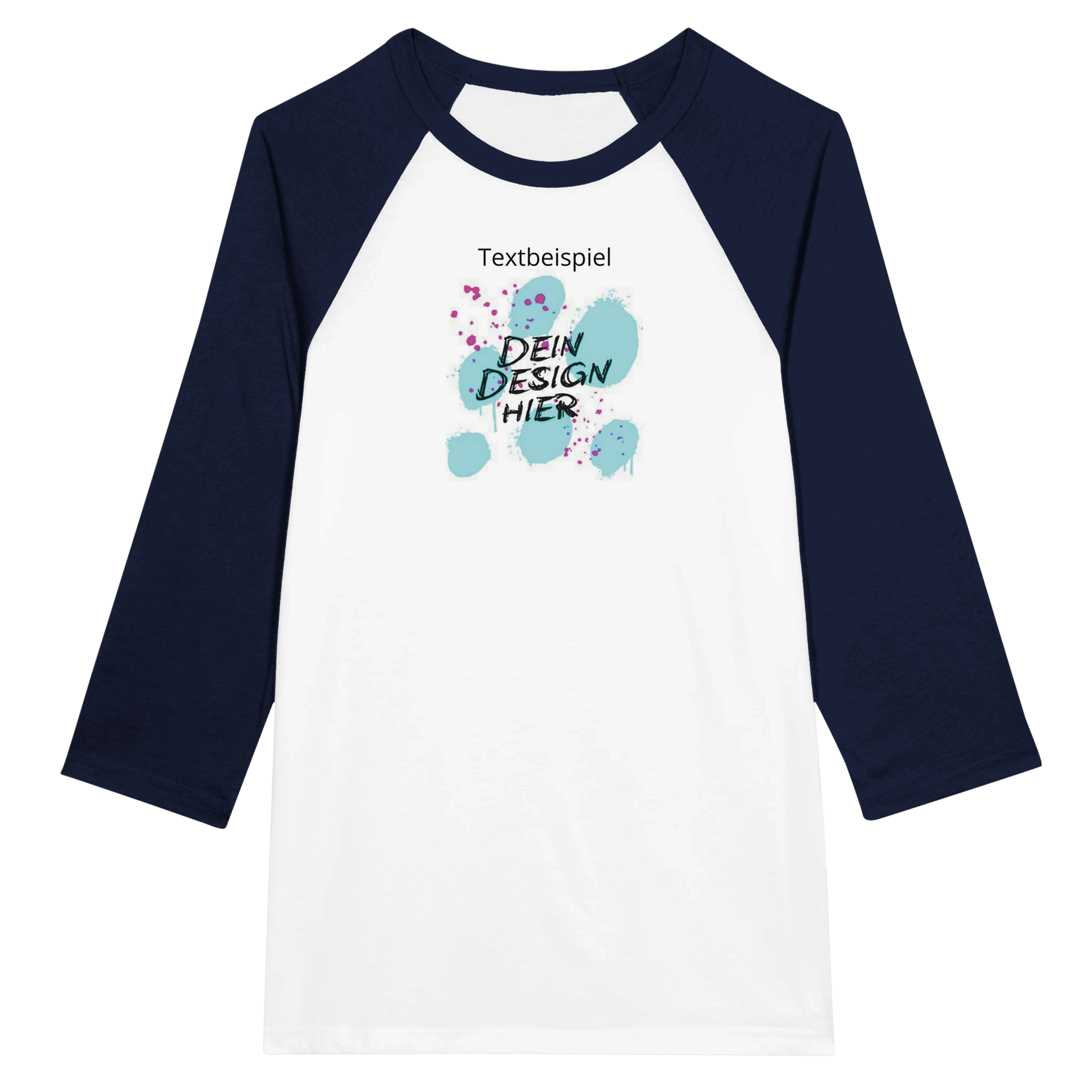 Unisex 3/4-Ärmel Raglan-T-Shirt